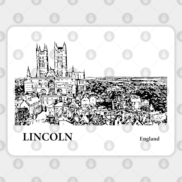 Lincoln England Magnet by Lakeric